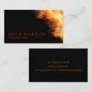 Search for flame business cards Modern