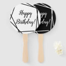 Search for happy birthday hand fans Modern