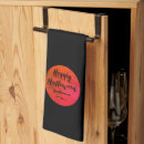Search for vintage halloween kitchen towels Full moon