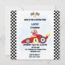 Search for pink race car invitations Party