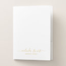 Search for pocket presentation folders White