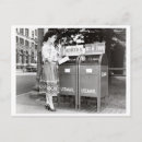 Search for vintage mailbox postcards Woman