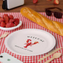 Search for lobster paper plates Red