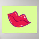 Search for lip posters Red