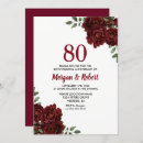 Search for 80th anniversary invitations Flowers