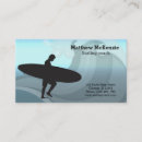 Search for surfboard business cards tropical