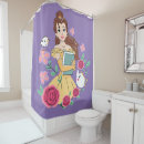 Search for beauty and the beast shower curtains Belle