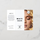 Search for salon brochures Minimalist