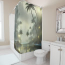 Search for palm tree shower curtains Waves