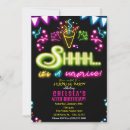 Search for shhh surprise party invitations Pink