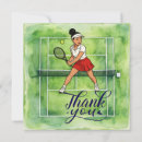 Search for tennis thank you cards Player