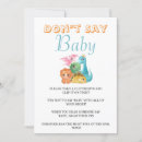 Search for colorful baby shower invitations Orange