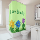 Search for purple and green shower curtains Flowers
