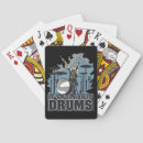 Search for rock and roll playing cards Drummer