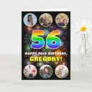 Search for 56th birthday cards 56 years old