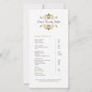 Search for menu rack cards Gold