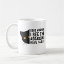 Search for black cat mugs Sarcasm