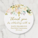 Search for religious favor tags Gold foil