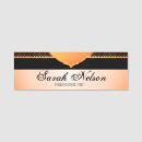 Search for orange name tags Elegant