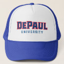 Search for lettering hats Depaul university logo