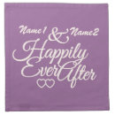 Search for happily ever after napkins Hearts