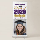Search for purple and gold graduation banners Modern