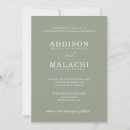 Search for navy and green wedding invitations Minimalist