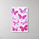 Search for butterfly canvas prints White