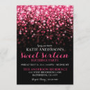 Search for hollywood sweet 16 invitations Glitter