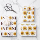 Search for sunflower wrapping paper Cute