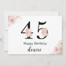 Search for 45th birthday cards Typography