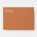 Search for burnt orange envelopes Bridal shower