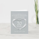 Search for 70th wedding anniversary cards Platinum