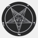 Search for satanic stickers Baphomet