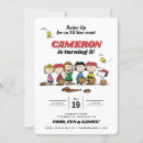 Search for charlie brown invitations Snoopy sports party