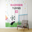 Search for soccer banners Girl
