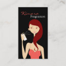 Search for perfume business cards Pink