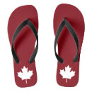 Search for canada flag sandals Red