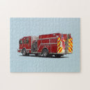 Search for red truck puzzles Flag
