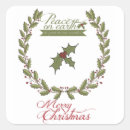 Search for peace on earth stickers Wreath
