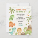 Search for dinosaur thank you cards Watercolor
