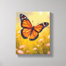 Search for butterfly canvas prints Monarch