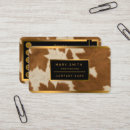 Search for cowboy business cards Leather