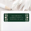 Search for holiday return address labels Floral