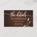 Search for floral wedding enclosure cards Chic