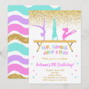 Search for gymnastics birthday invitations Girl