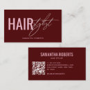 Search for red business cards Elegant