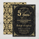 Search for 5th anniversary invitations Damask