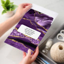 Search for purple and gold envelopes Marble