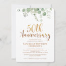Search for golden wedding anniversary invitations Modern